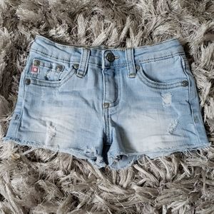 AG DENIM The Shelby Girls Distressted Shorts 4